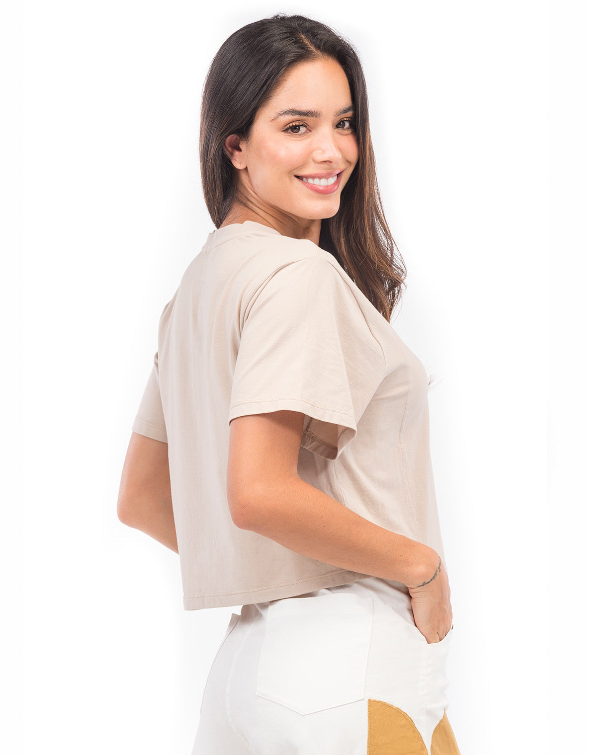 Crop Top Wind Beige