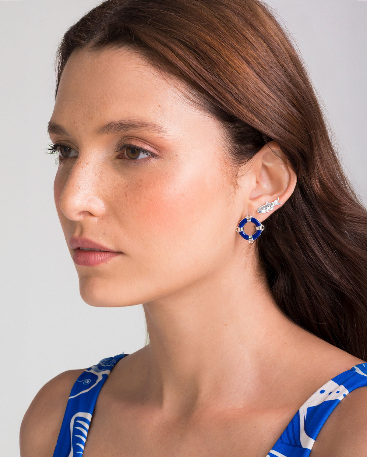 Set x 3 Aretes Brisa Plateado