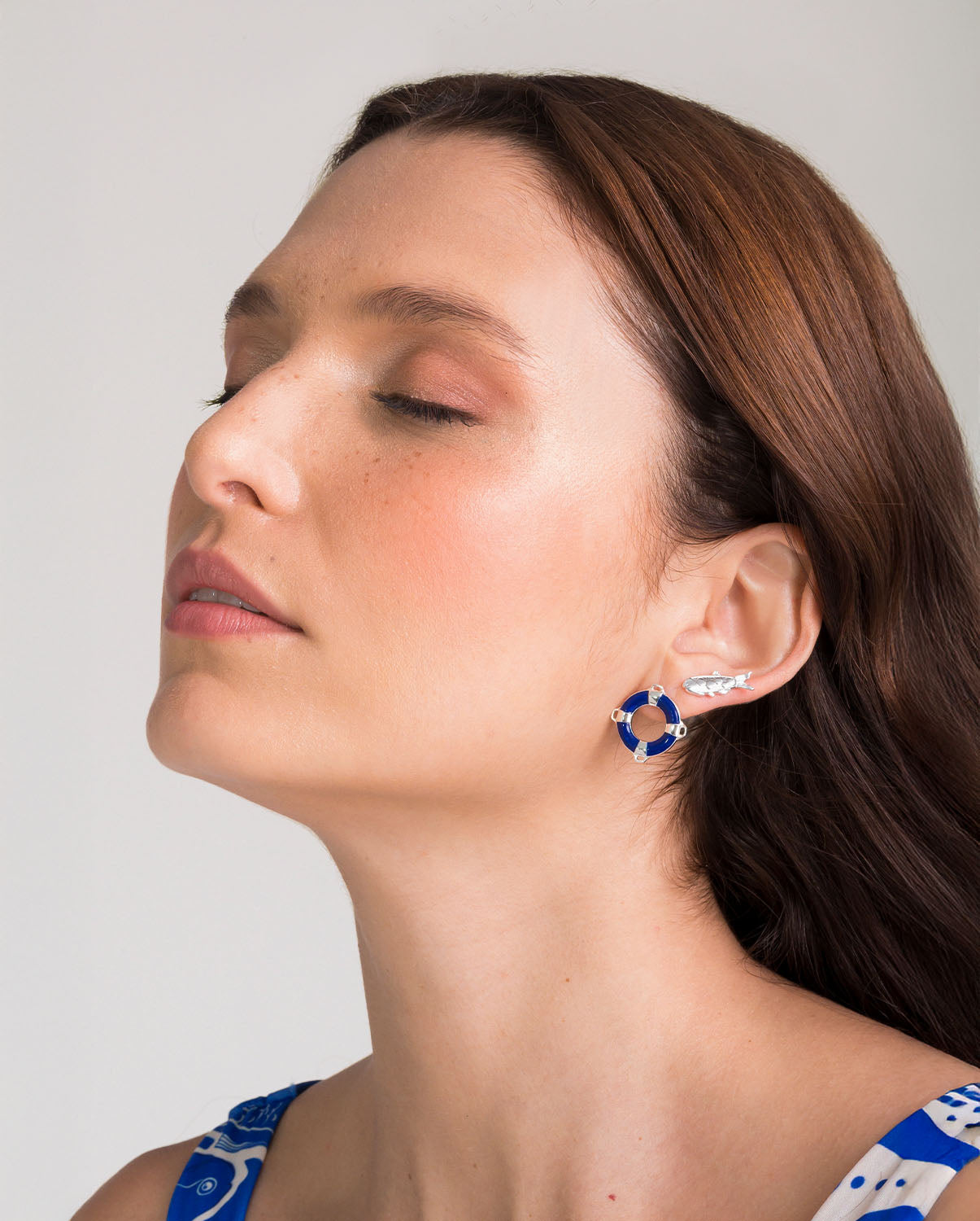 Set x 3 Aretes Brisa Plateado