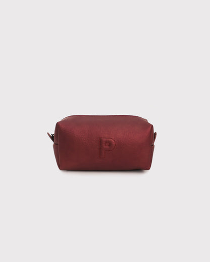 Small Garnet Patch Cosmetic Bag