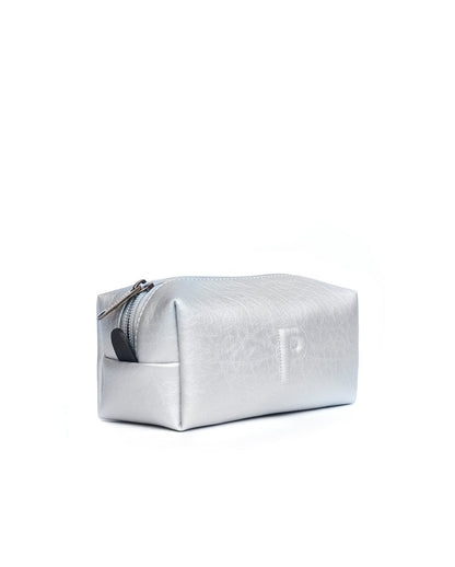 Cosmetiquera Parcha Plata Pequeña
