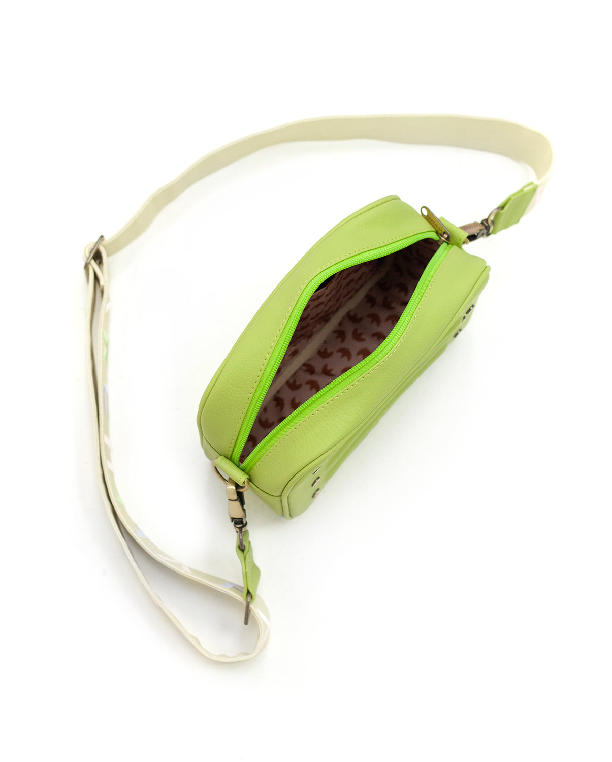 Nuba Strap Embroidered Shoulder Bag P
