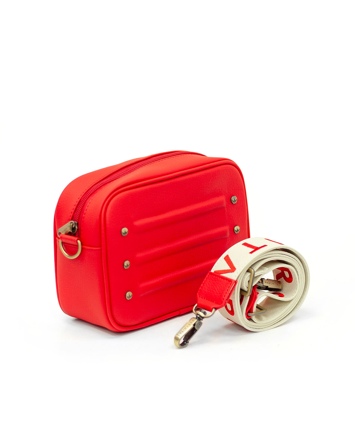 Nuba Strap Embroidered Shoulder Bag P