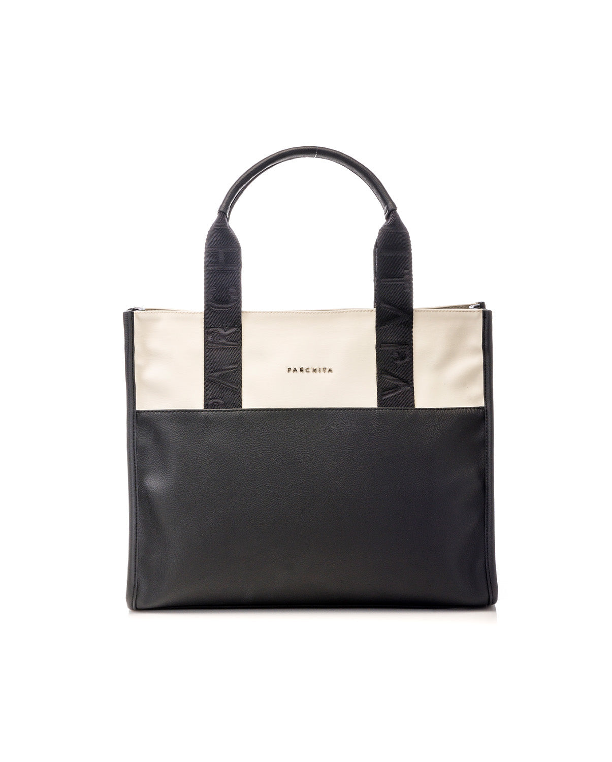 Black x Cream Classic Shopping Bag