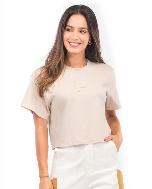Crop Top Wind Beige