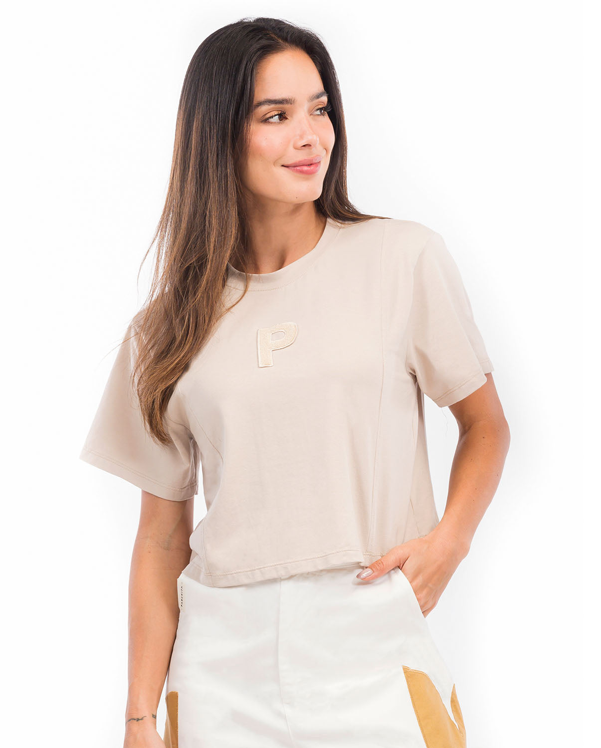 Crop Top Wind Beige